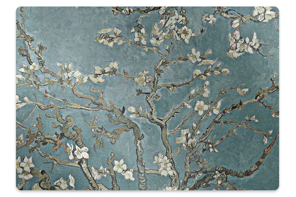 Tapis protège sol Cerise au printemps