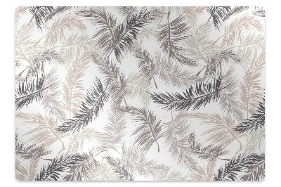 Tapis de chaise Feuilles de palmier