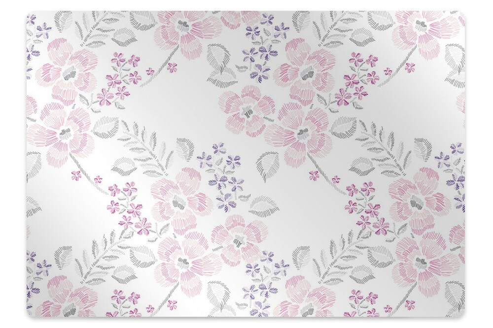 Tapis de protection de sol Motif floral