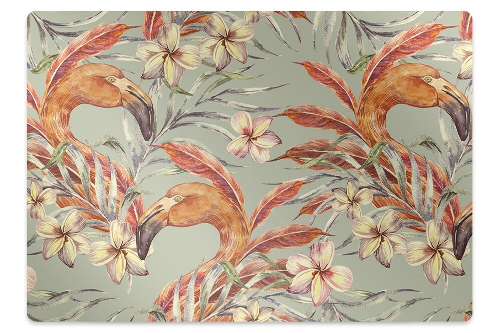 Tapis protection sol Belle image d'oiseau