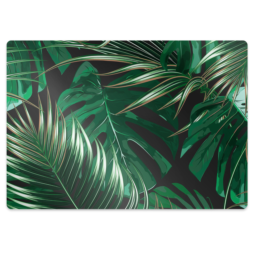 Tapis pour chaise de bureau Fleurs lumineuses