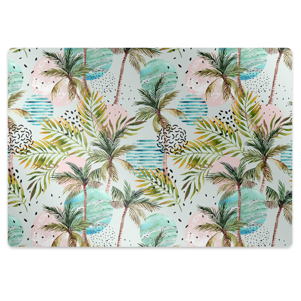 Tapis pour chaise de bureau Forêt de palmiers