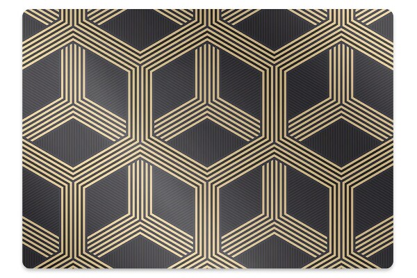 Tapis protège sol Motif géométrique