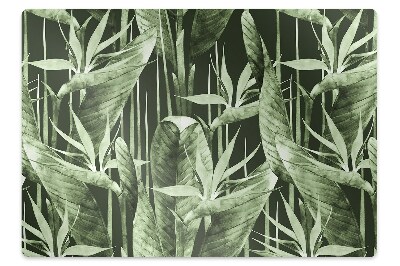 Tapis fauteuil bureau Feuillage foncé