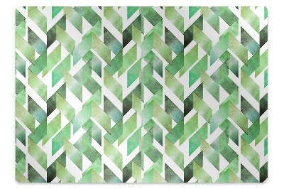 Tapis protège sol Chevrons abstraits