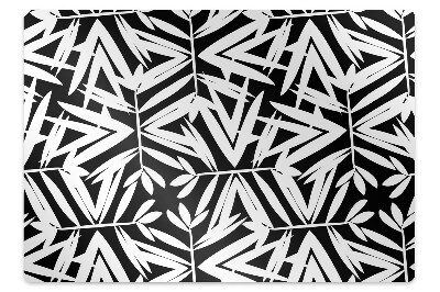 Tapis de chaise Motif noir et blanc