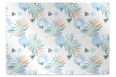 Tapis de chaise Motif tropical