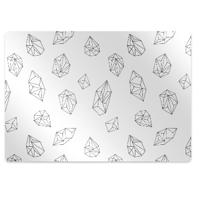 Tapis protège sol Motif solide en 3D