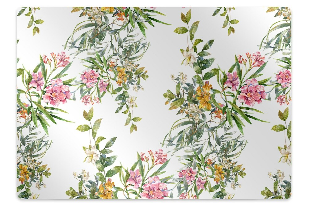 Tapis fauteuil bureau Arbres au printemps