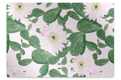 Tapis de chaise Cactus et fleurs