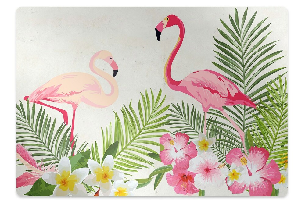 Tapis de chaise de bureau Deux beaux oiseaux