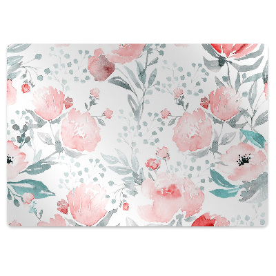 Tapis fauteuil bureau Tableau avec coquelicots