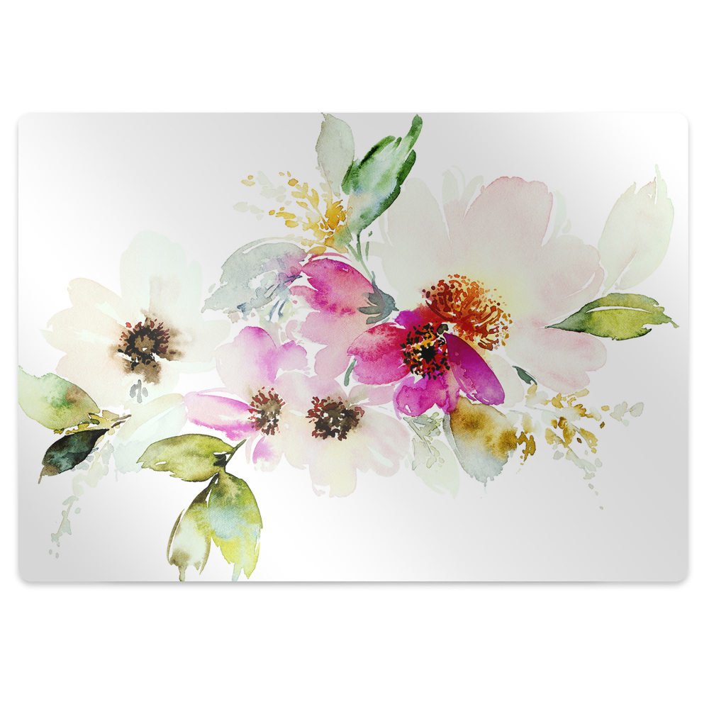 Tapis protection sol Diverses fleurs