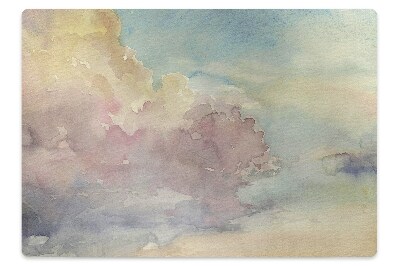 Tapis bureau Nuageux