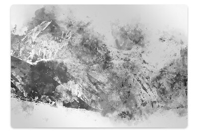 Tapis pour chaise de bureau Vue de montagne