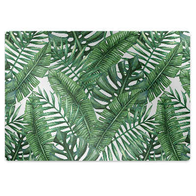 Tapis de protection de sol Feuilles exotiques