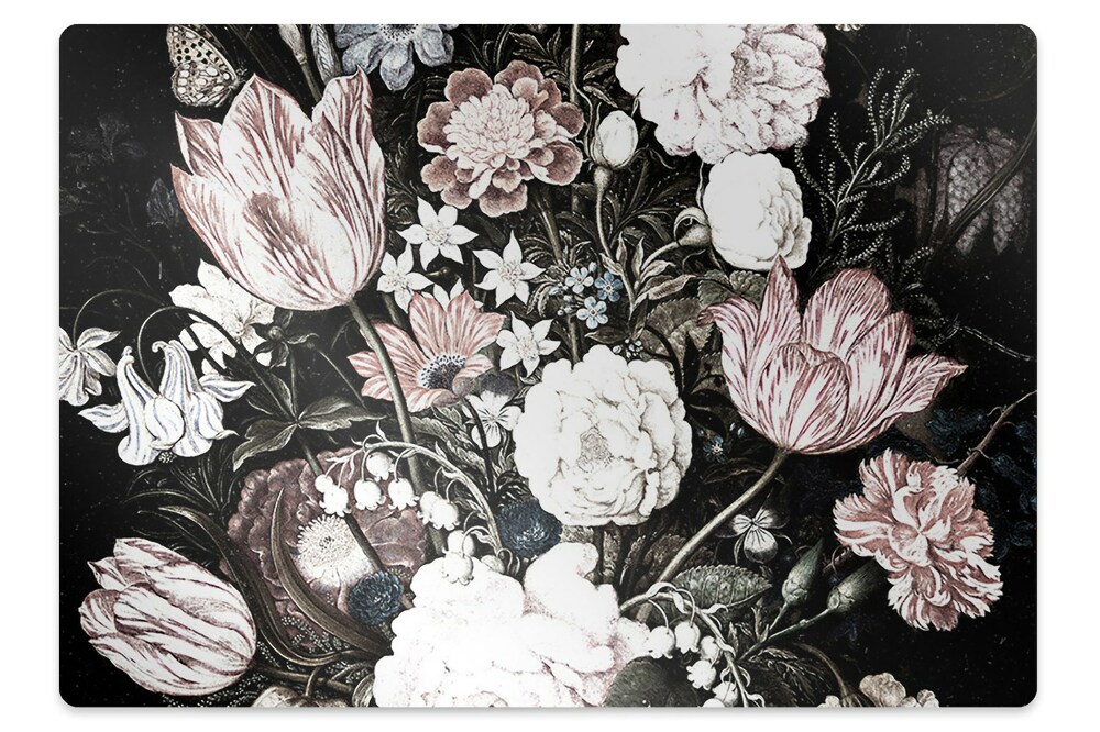 Tapis protection sol Motif flamboyant