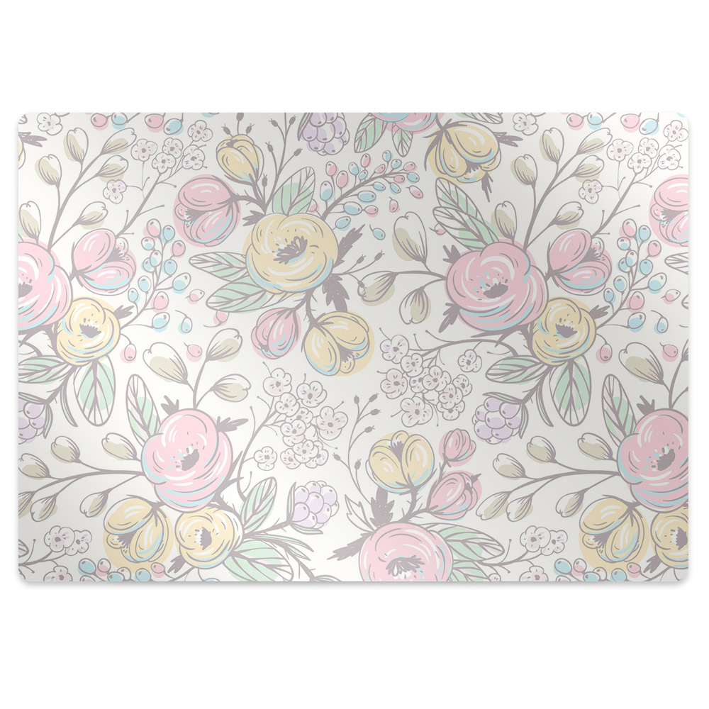 Tapis de chaise Fleurs colorées