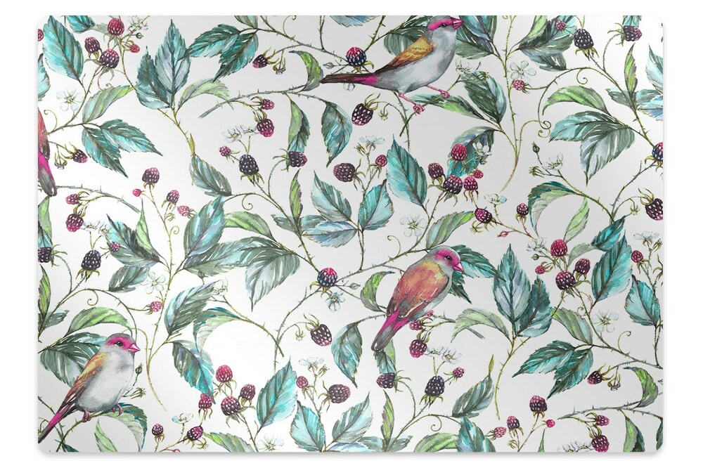 Tapis de chaise Oiseaux dans la forêt