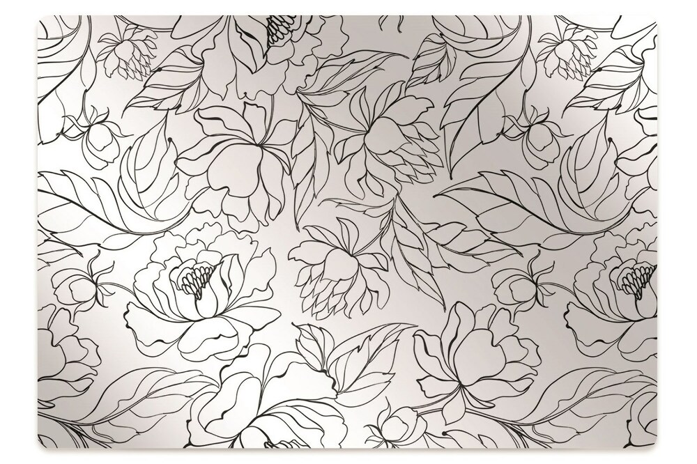 Tapis bureau Fleurs de pivoine