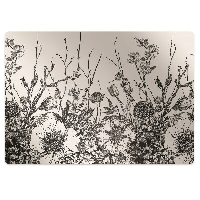 Tapis de chaise Champ de fleurs