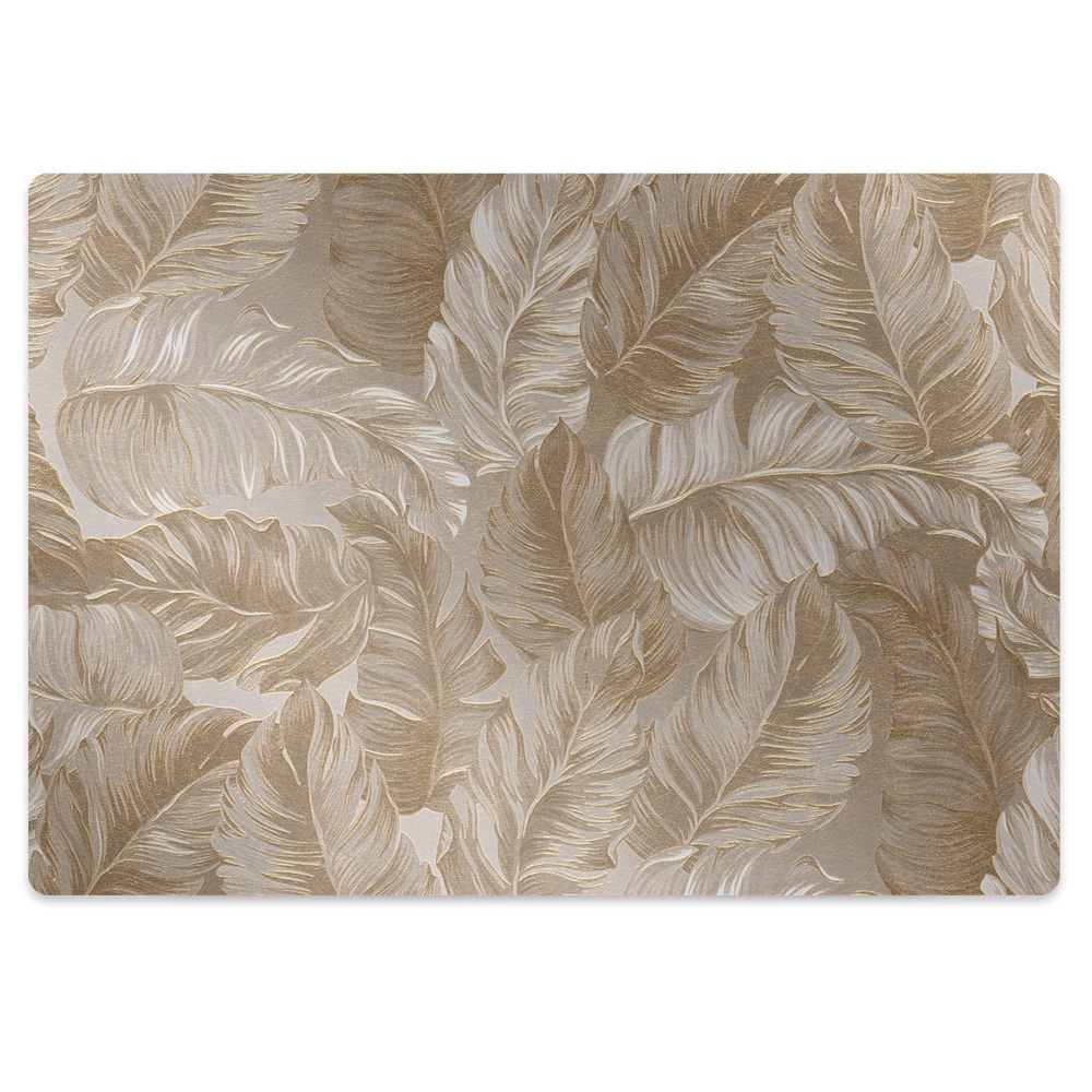 Tapis de protection de sol Feuilles dorées