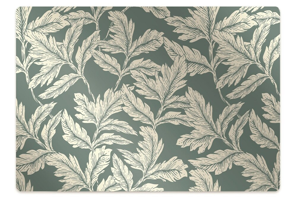Tapis protection sol Belle feuille