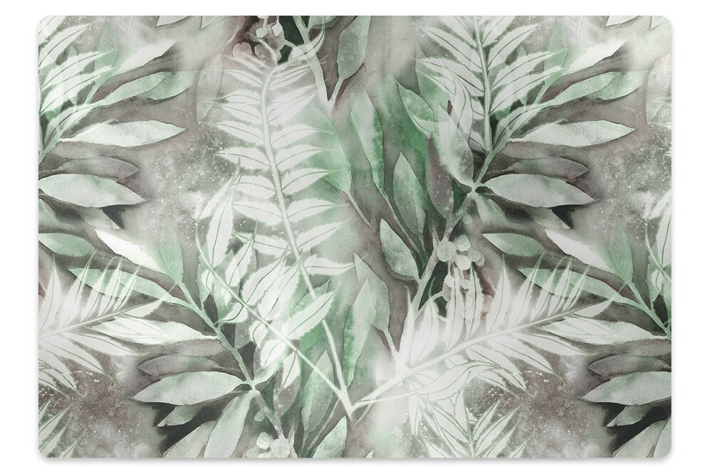 Tapis pour chaise de bureau Feuilles des tropiques