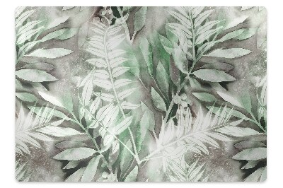 Tapis pour chaise de bureau Feuilles des tropiques