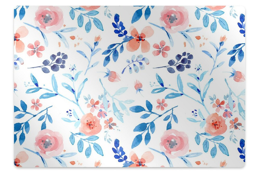 Tapis de chaise de bureau Fleurs sauvages