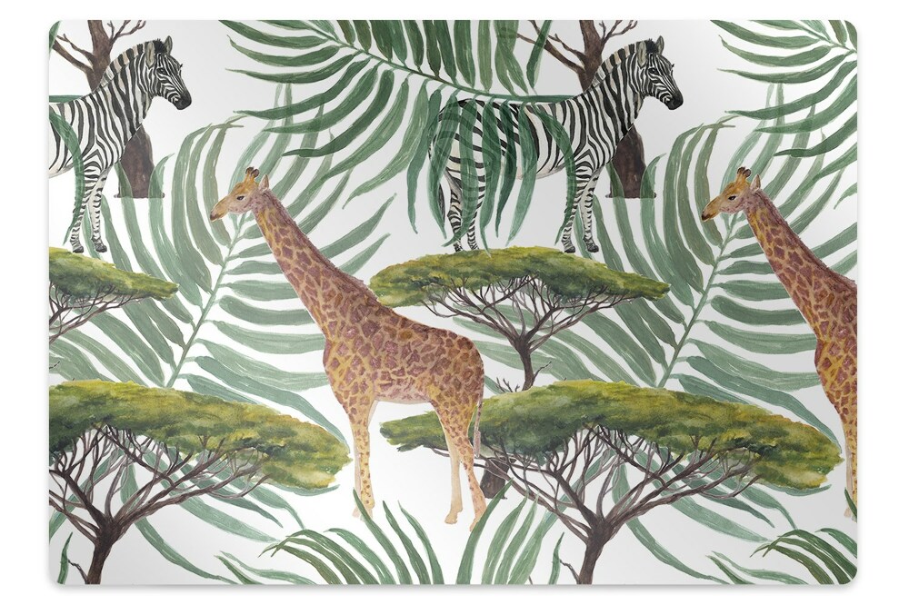 Tapis de protection de sol Faune de la savane