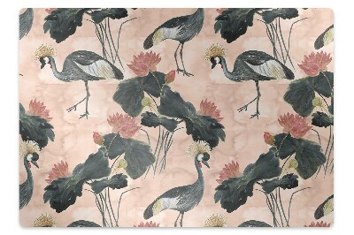 Tapis de protection de sol Grues de la culture chinoise