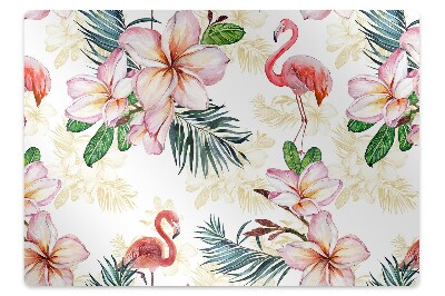 Tapis fauteuil bureau Beaux oiseaux dans les fleurs