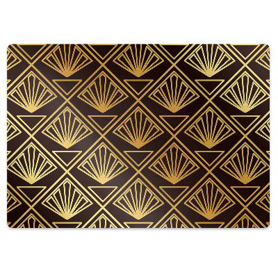 Tapis de chaise de bureau Art déco