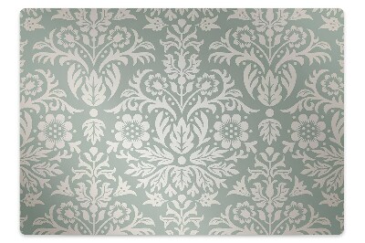 Tapis fauteuil bureau Motif floral