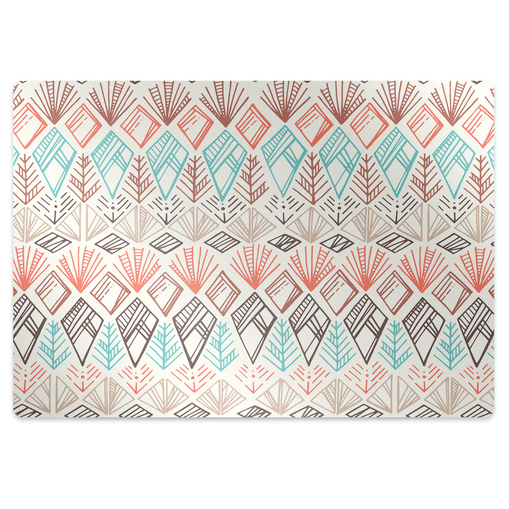 Tapis pour chaise de bureau Motif folklorique