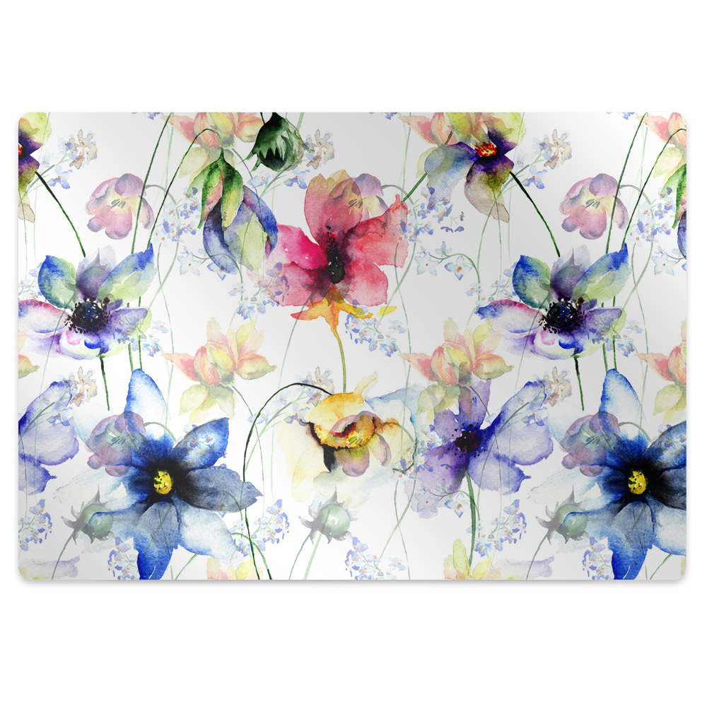 Tapis bureau Fleurs des champs