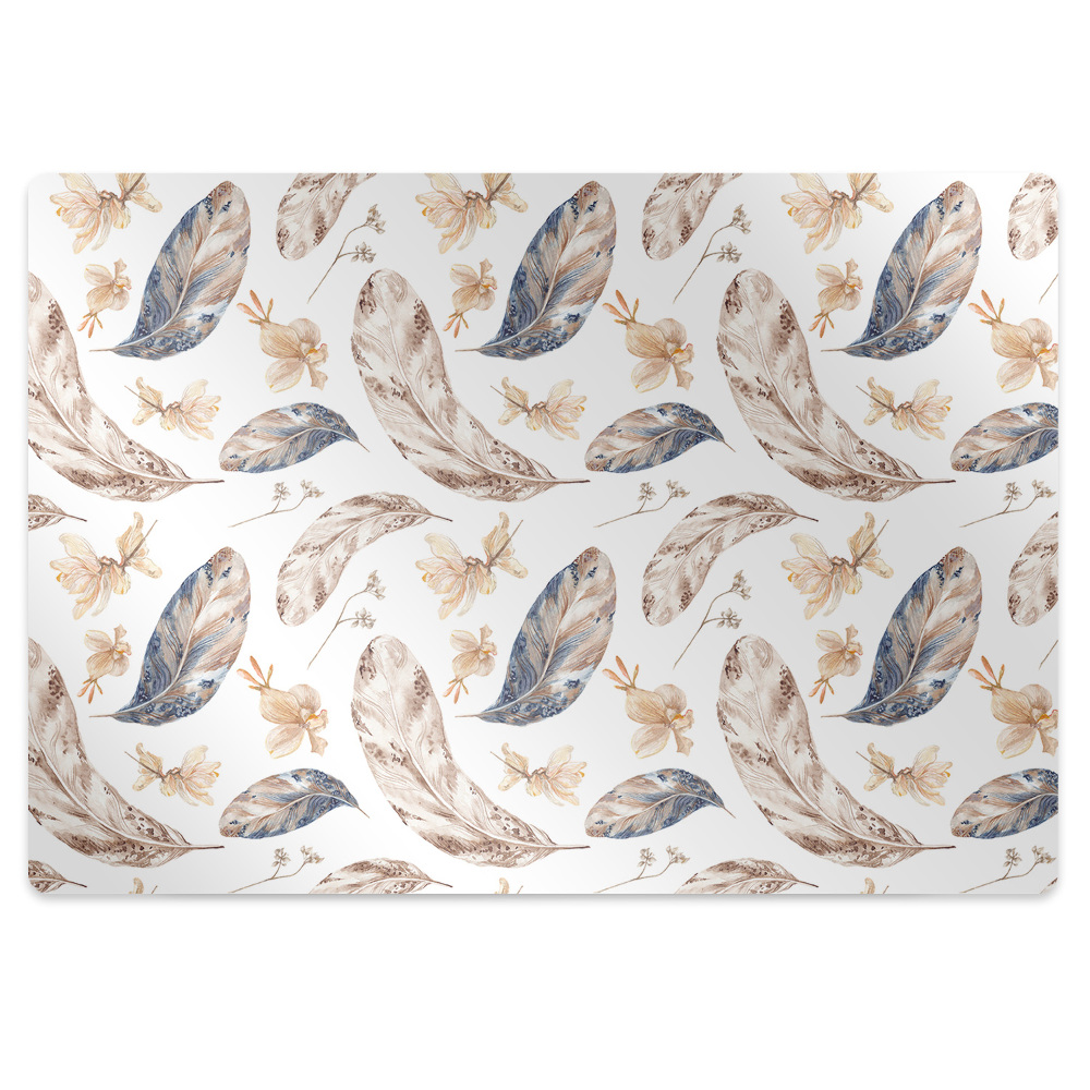 Tapis de chaise de bureau Feuilles tombantes