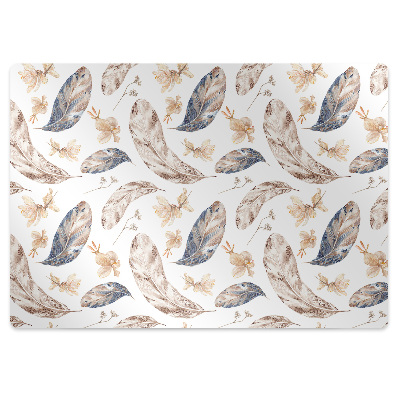 Tapis de chaise de bureau Feuilles tombantes