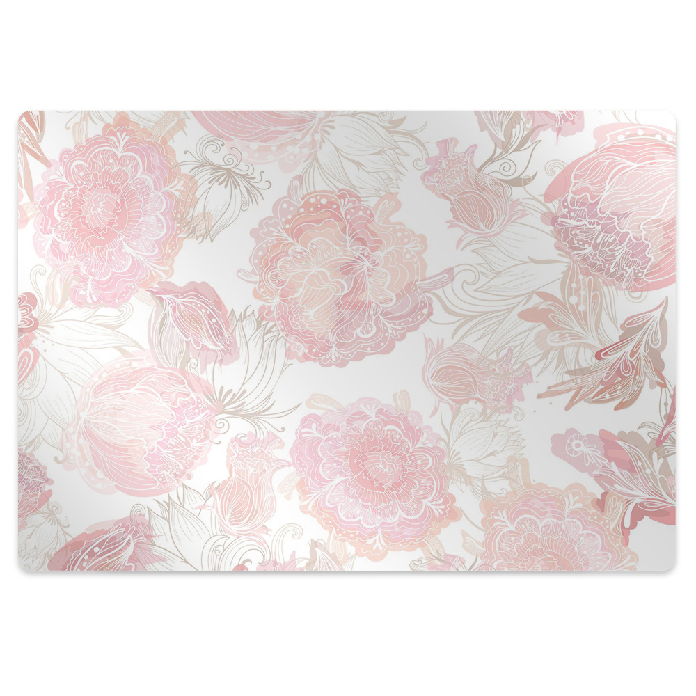 Tapis bureau Motif floral