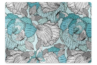 Tapis protège sol Combinaison florale