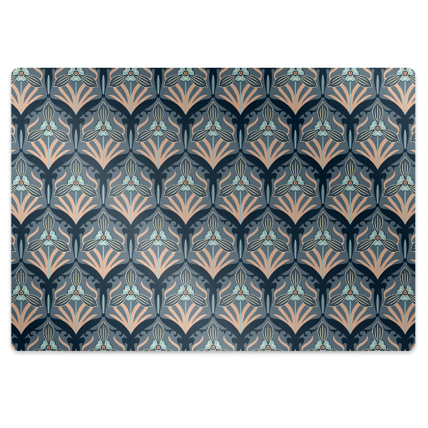 Tapis de chaise Fleurs rétro