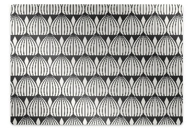 Tapis de chaise de bureau Motif rétro