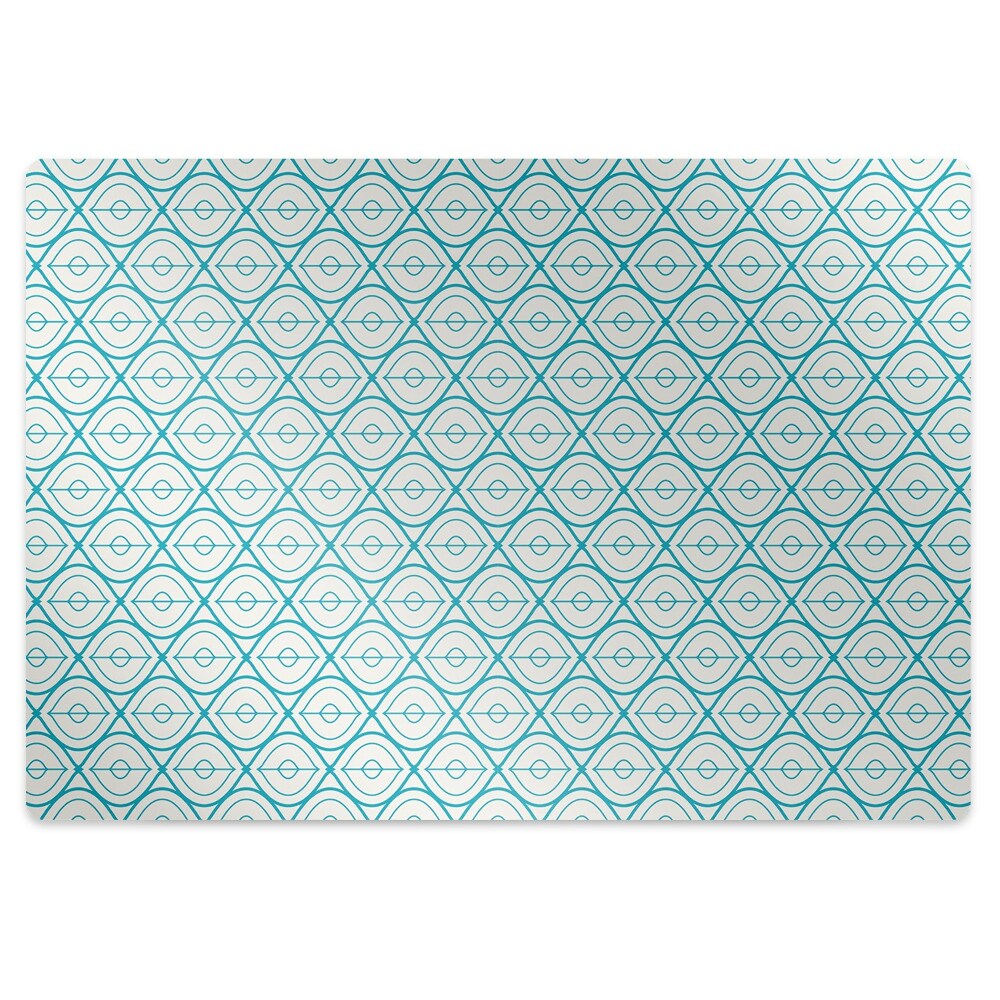 Tapis de chaise de bureau Motif rétro
