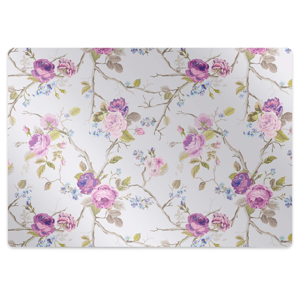 Tapis protection sol Verger de printemps