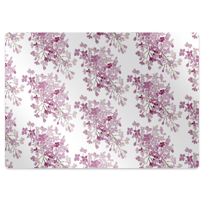 Tapis de chaise de bureau Fleurs brillantes