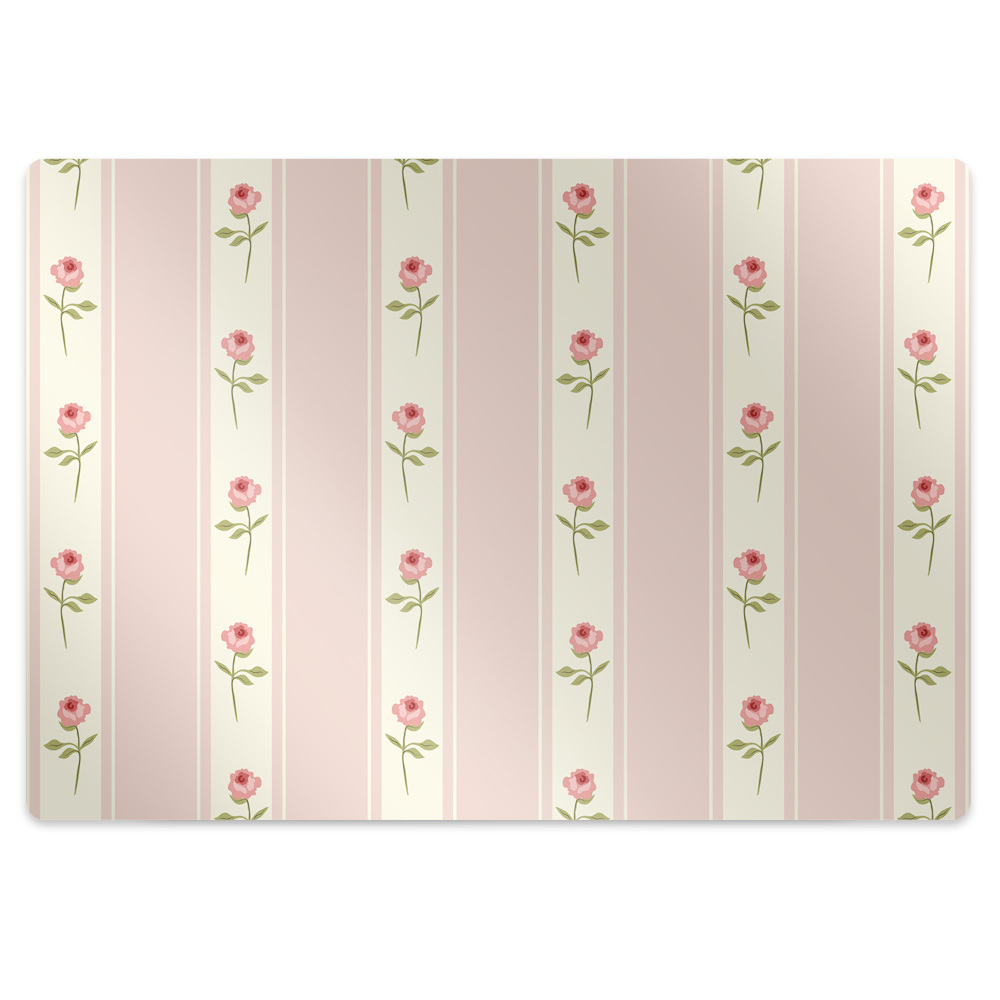 Tapis bureau Fleurs de roses