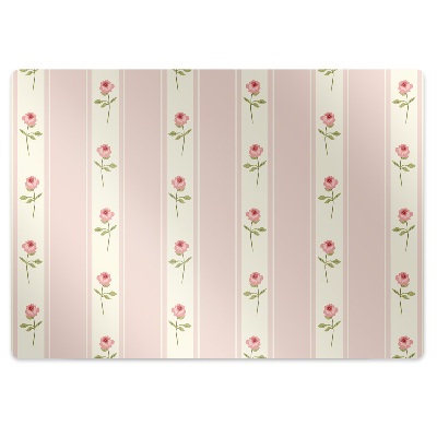 Tapis bureau Fleurs de roses