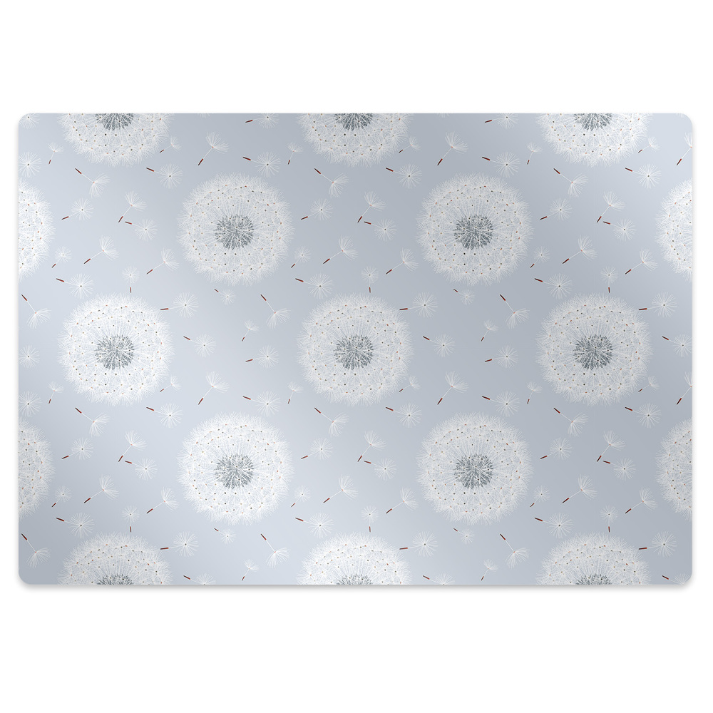 Tapis fauteuil bureau Puffer flower