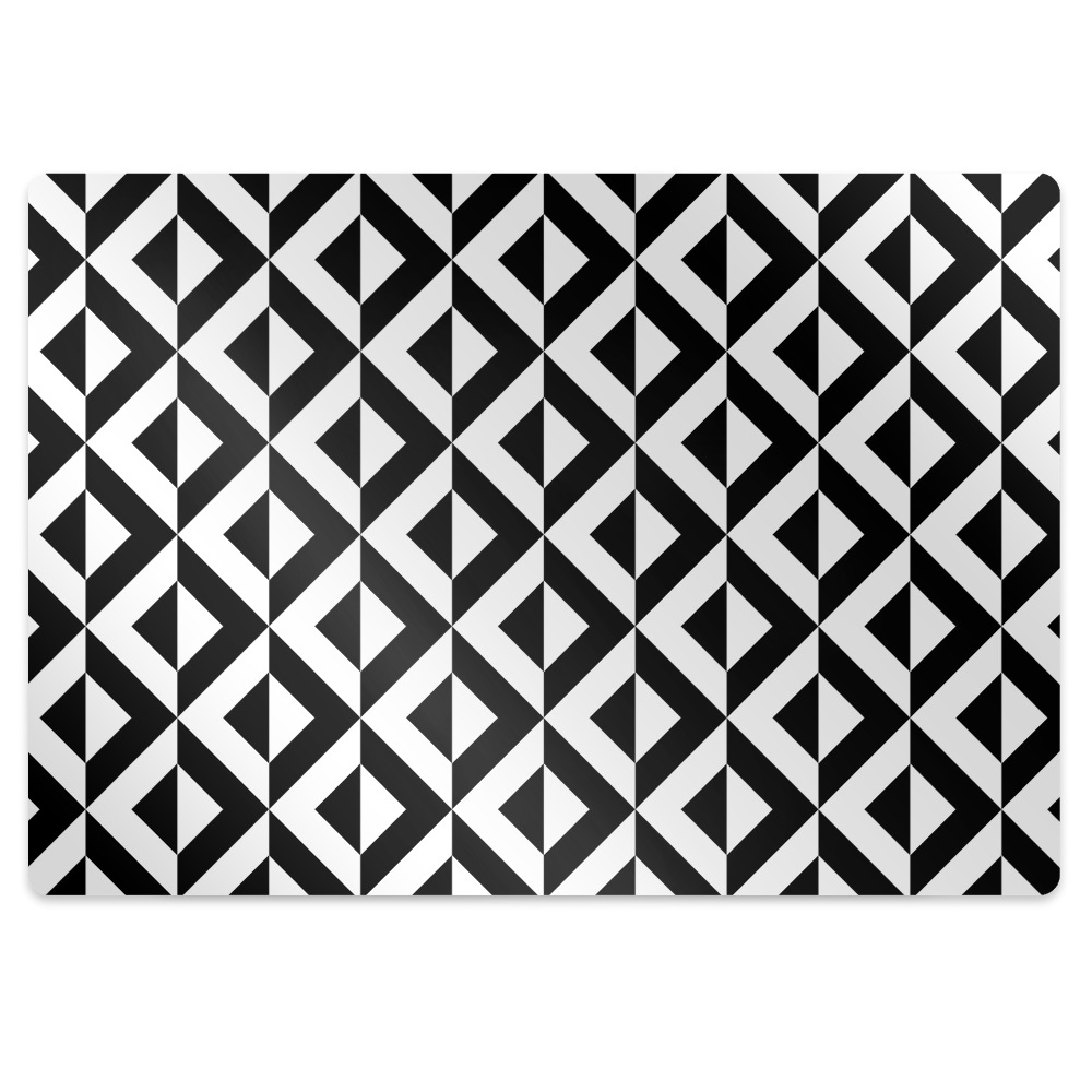 Tapis protection sol Abstraction géométrique